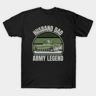 Husband Dad Army Legend T-Shirt